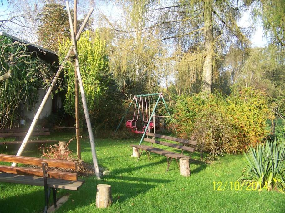 Gartentraum, Feuergrill, Kids-Spielwelt, 4Raeume ハルテンシュタイン エクステリア 写真